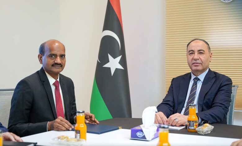 وزارة الخارجية الليبية تستقبل سفير جمهورية الهند الجديد