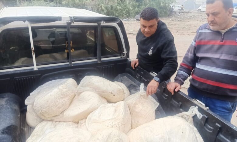 ضبط 370 كيلو جبنة غير صالحة للاستهلاك الآدمي بدمياط