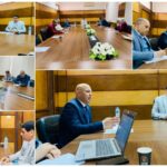 بحضور المهندس هيثم حسين .. مجلس جامعة الفيوم يعقد اجتماعه الاول بالتشكيل الجديد