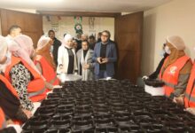 محافظ الوادي الجديد تتفقد «مطبخ المصرية» وتوجه بزيادة الوجبات إلى 500 وجبة يوميًا محافظ الوادي الجديد تتفقد «مطبخ المصرية» وتوجه بزيادة الوجبات إلى 500 وجبة يوميًا