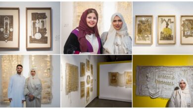الفنانة التشكيلية أماني غيث تدشّن معرضها الفردي الرابع «حياكة حكايا» في جدة وتنسج خيوط الذاكرة بلغة معاصرة