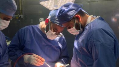 “إنقاذ شاب من نزيف بالمخ بعد حادث طريق بدمياط” “إنقاذ شاب من نزيف بالمخ بعد حادث طريق بدمياط”