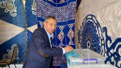 المهندس محمود عثمان يدلي بصوته في انتخابات نقابة المهندسين بالاسماعيلية