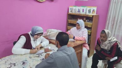 جامعة الوادى الجديد تنظم قافلة طبية لقرى المنيرة